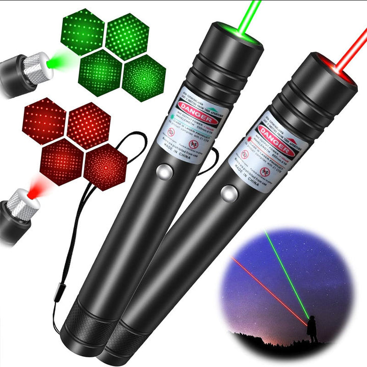 Lång räckvidd Grön Laserpekare Hög effekt