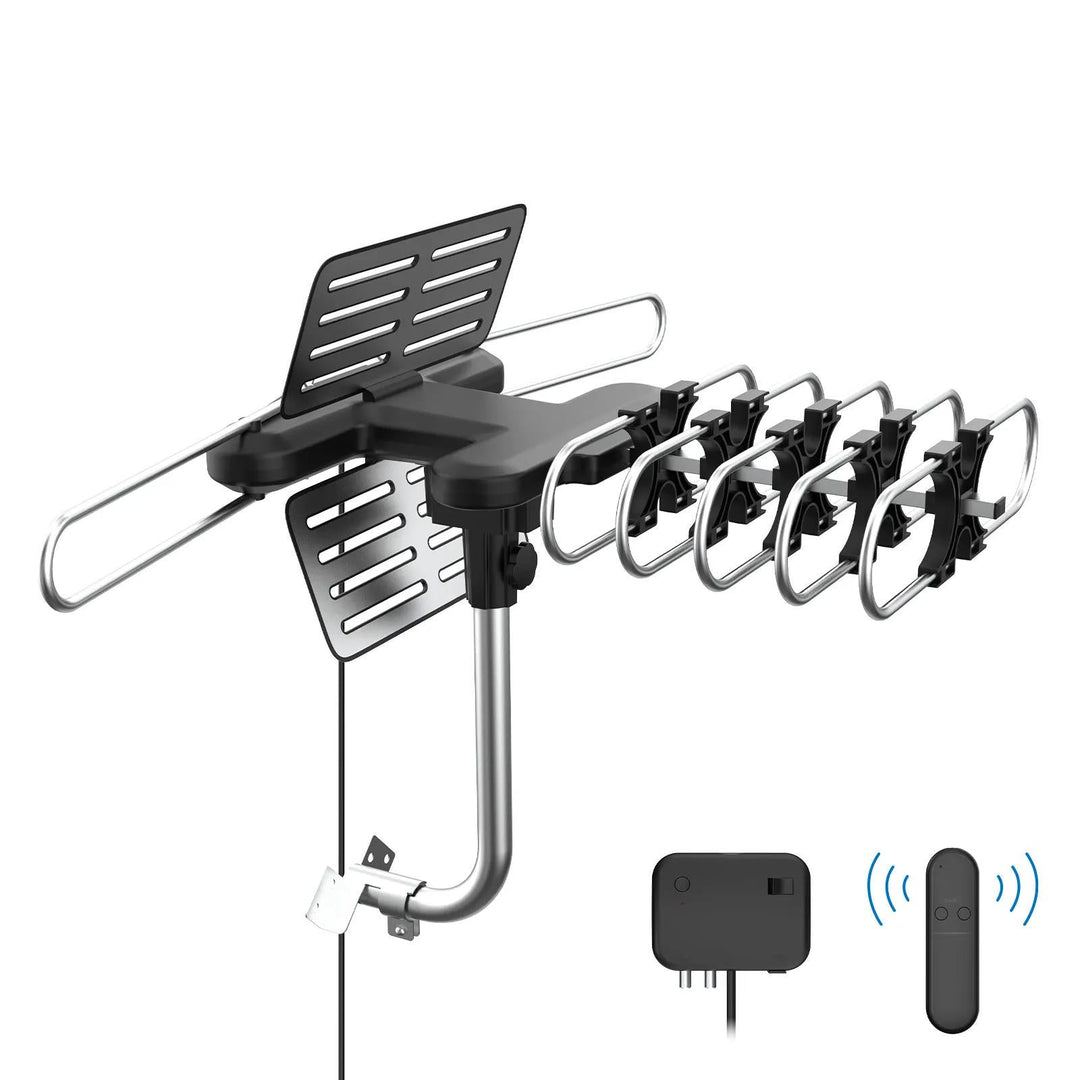 2025 Långdistans Digital Utomhus HD TV Antenn med Full 360 Graders Roterande Motor Gratis HD Kanaler