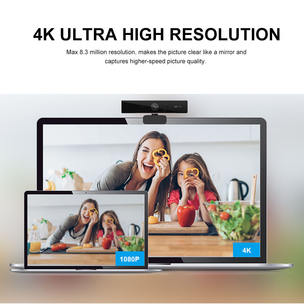 4k Ultra Högupplöst Webbkamera