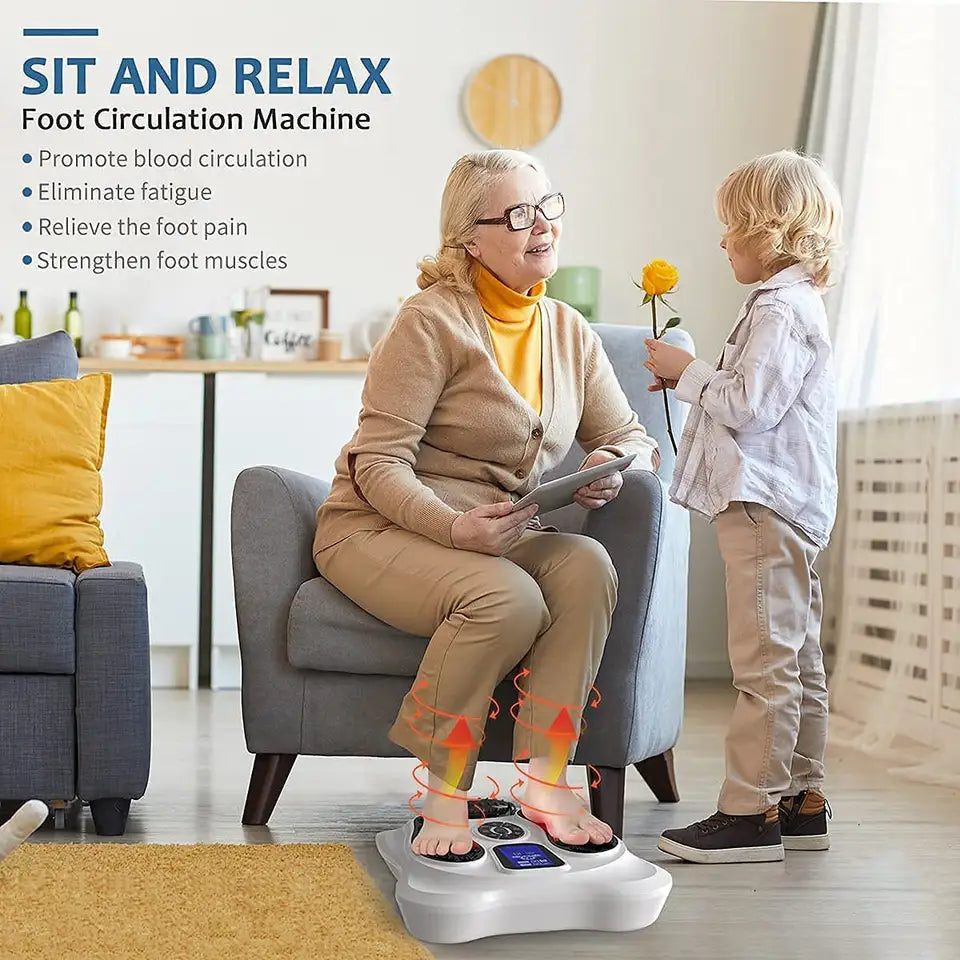 Multifunktionell TENS &amp; EMS Infraröd Fotmassagerare