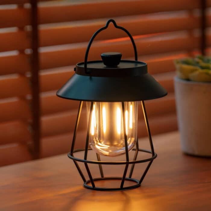 Trådlös USB Utomhusbordslampa