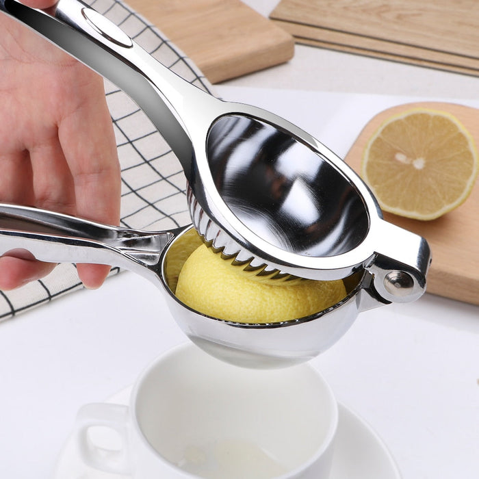 Manuell Citruspress för Apelsiner och Citronsaft, Rostfritt Stål