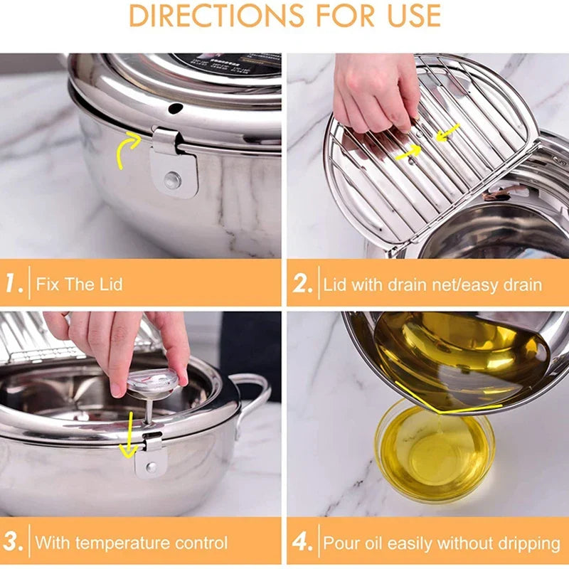 Master Fryer med Termometer