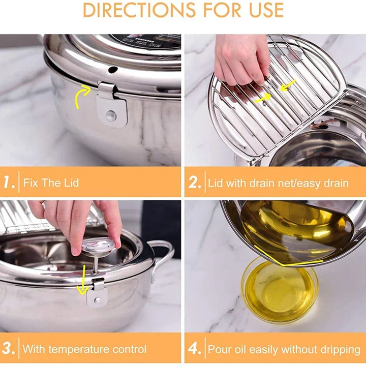 Master Fryer med Termometer