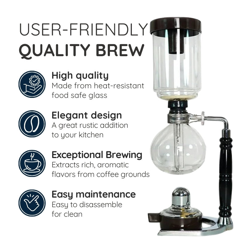 Japansk Syphon Kaffebryggare
