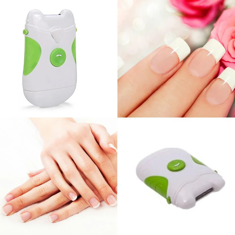 Elektrisk Nagelklippare med Precision LED-lampa