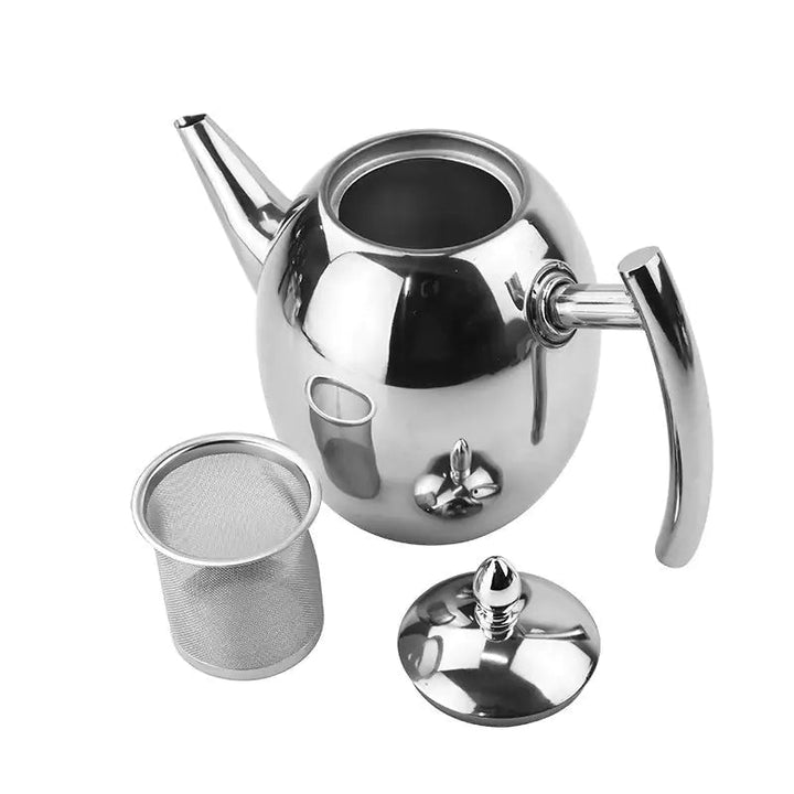 Elegant teapot i rostfritt stål