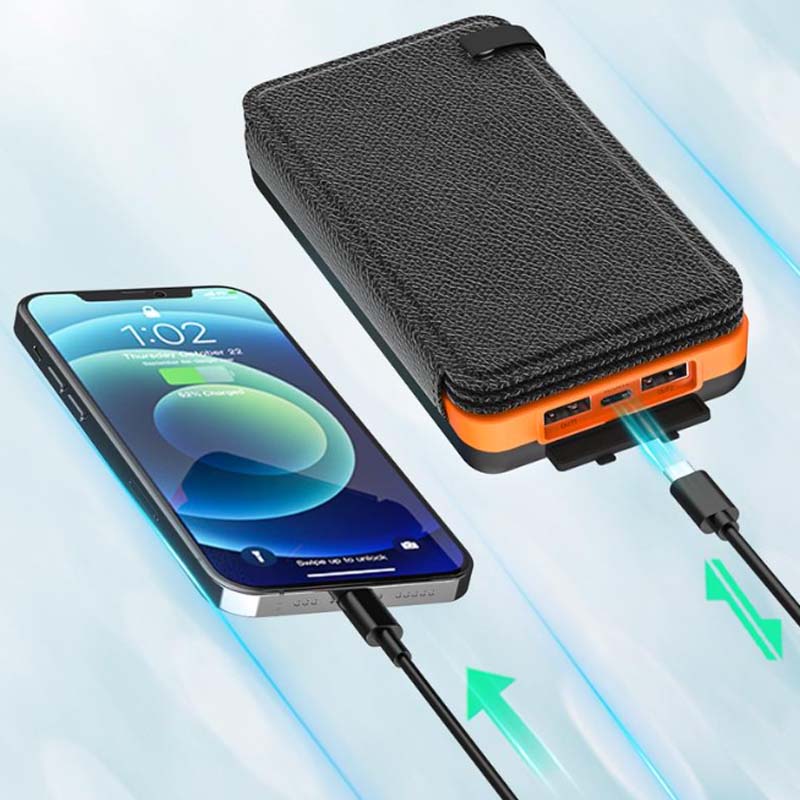 25000mAh högpresterande solkraftbank - snabbladdning