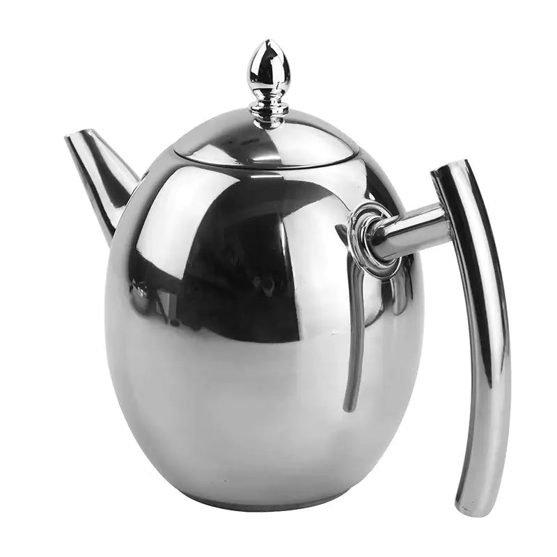Elegant teapot i rostfritt stål