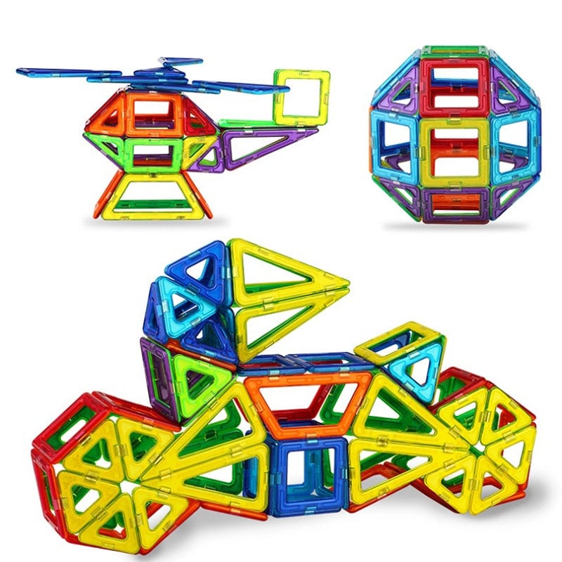 Leksak Mini Magnetiska Byggblock