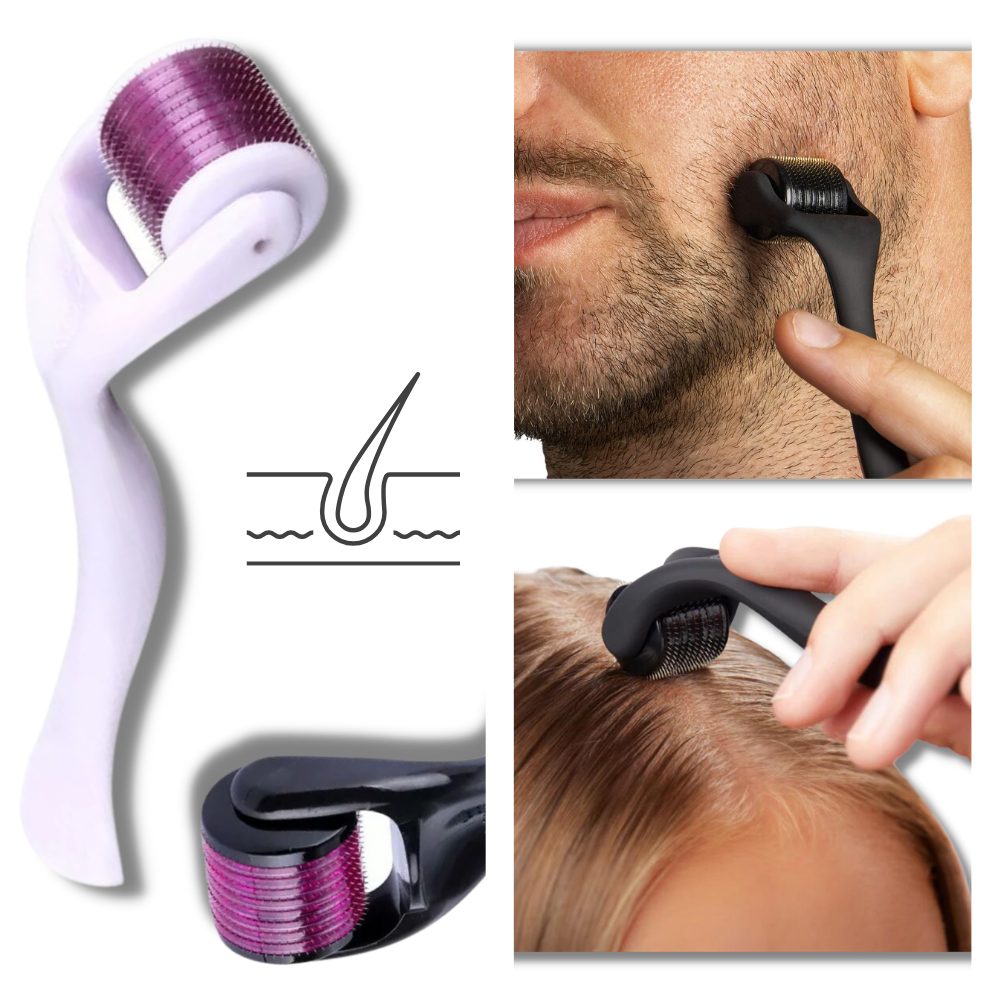 Dermal Roller För Hår Och Skäggtillväxt