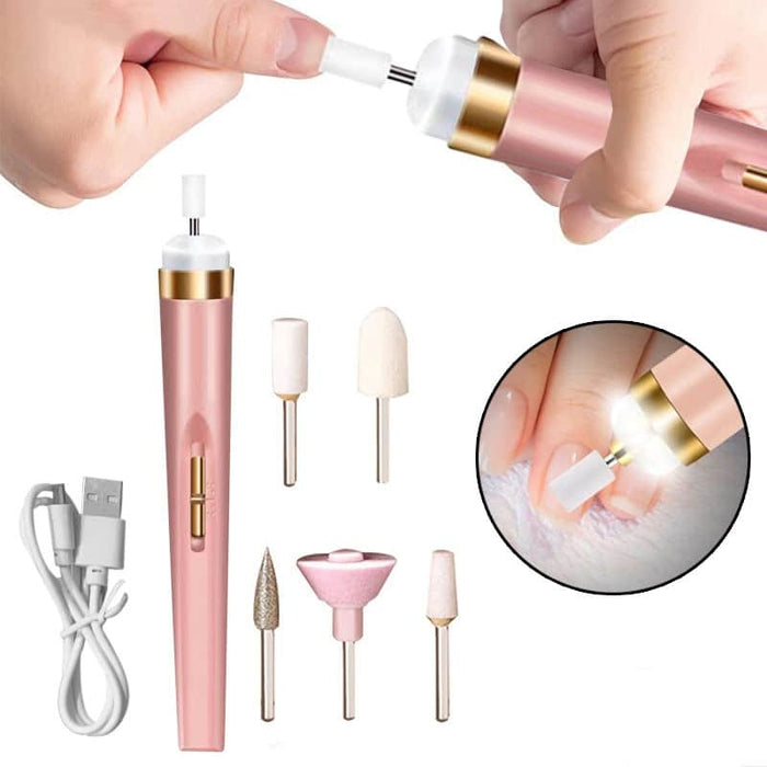 Professionell Elektrisk Salong Manikyr Kit