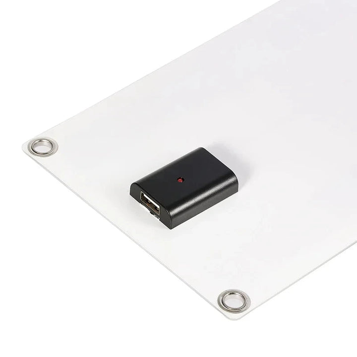 Solpanel med bärbar USB-batteri, vattentät