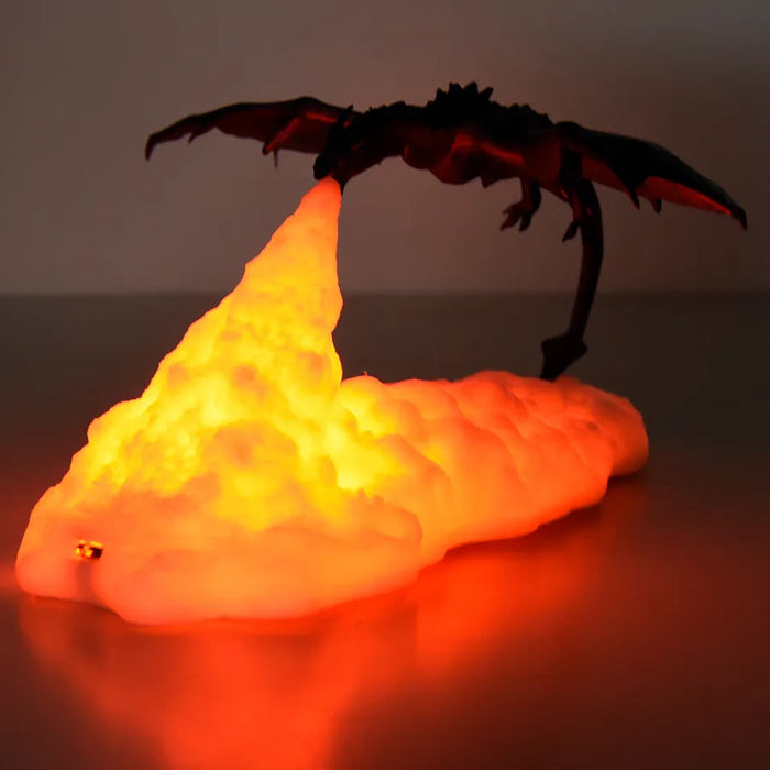 Eldsprutande Draklampa