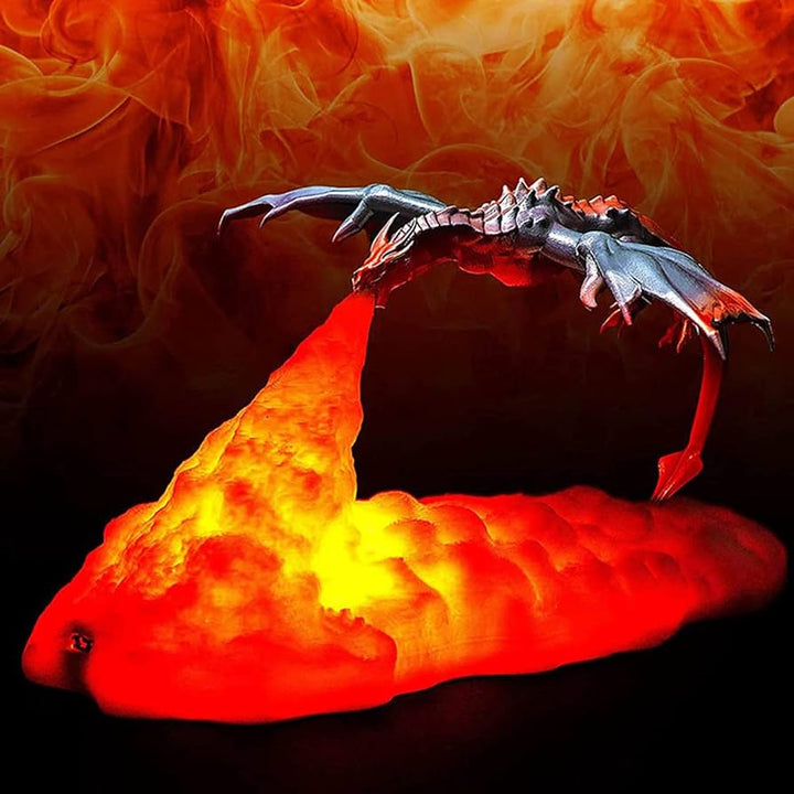 Eldsprutande Draklampa