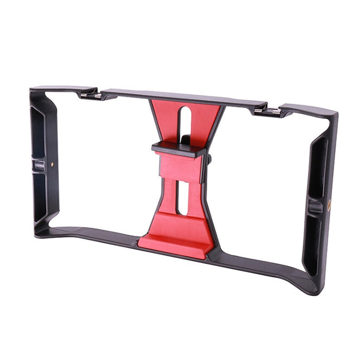 Smartphone Video Rig Stabilizer Med Ljus