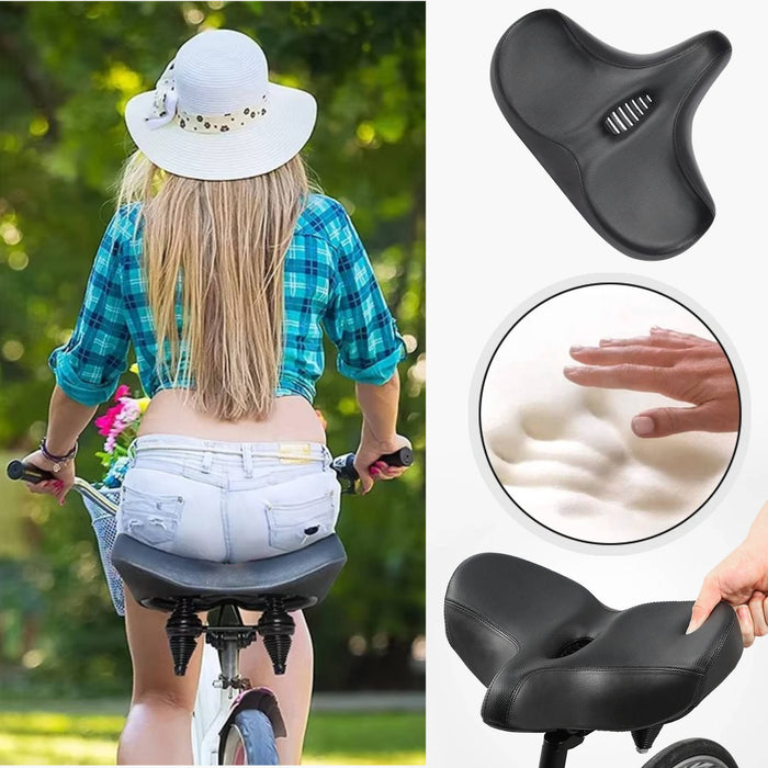 Den Mest Bekväma Cykelsadeln För Långa Tur