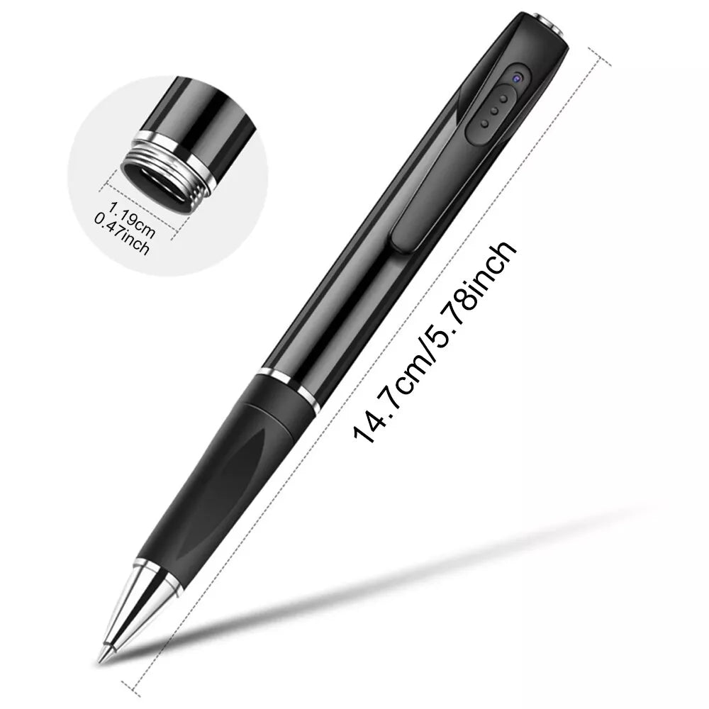 Mini Kamera Penna Pocket Digital Röst Video Inspelare för Affärskonferens 1080P Bärbar Kropp Mikro Kamera Säkerhetskameror