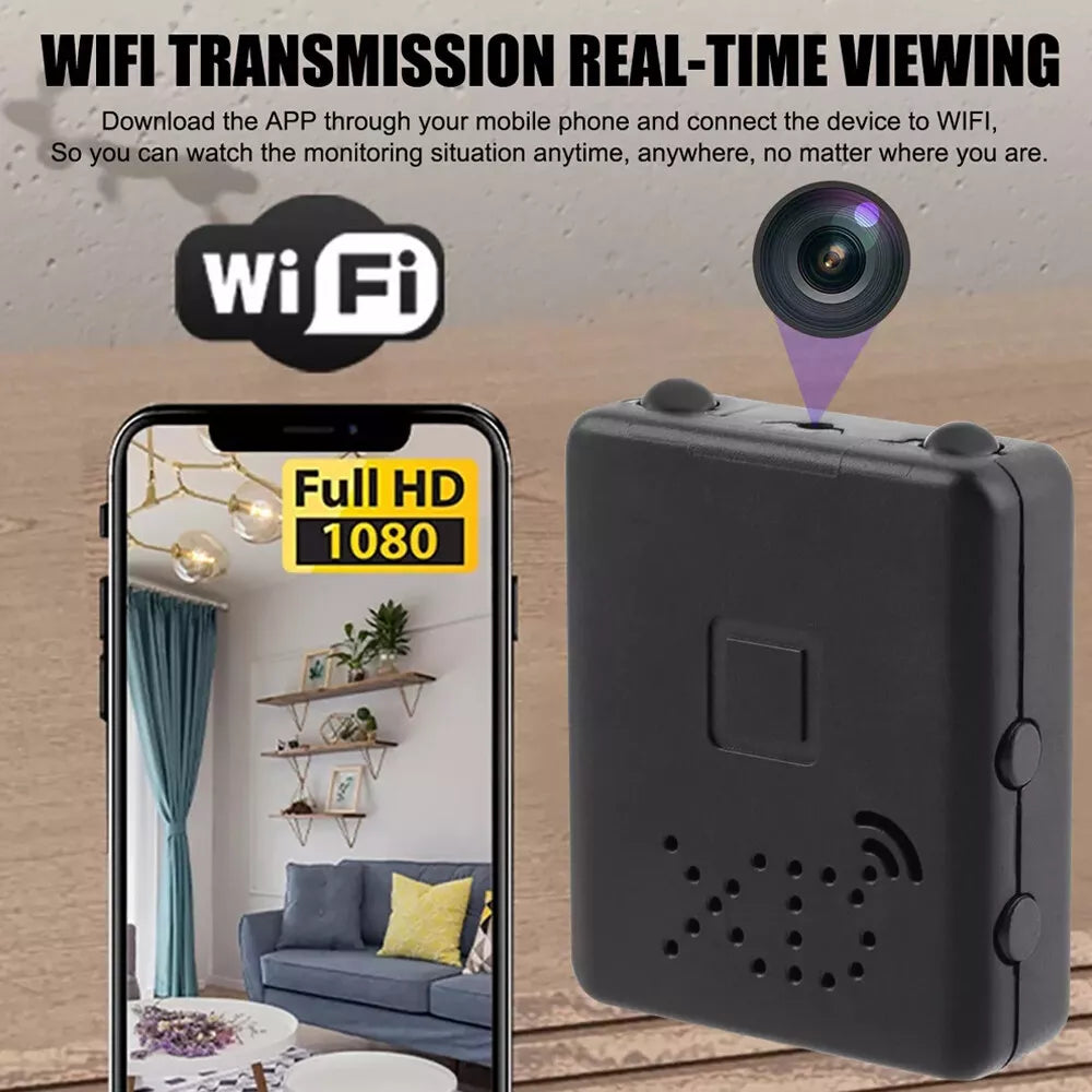 Mikro HD Videokamera med WiFi och Ljud