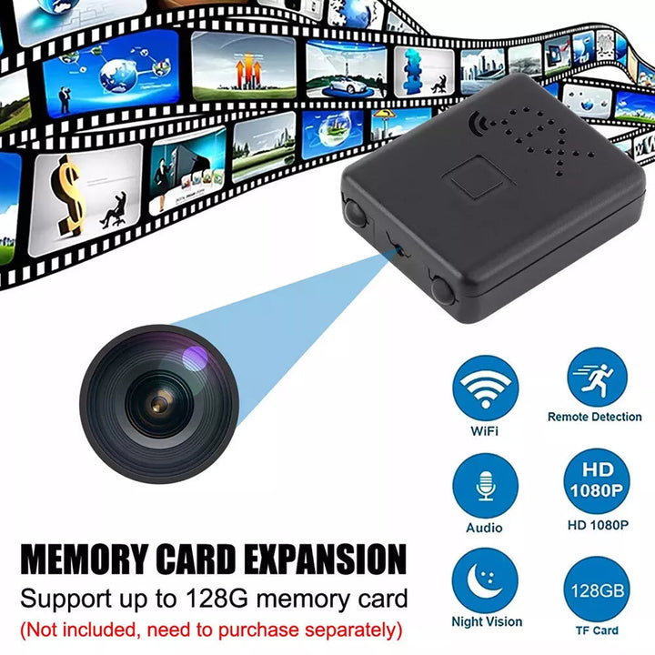 Mikro HD Videokamera med WiFi och Ljud