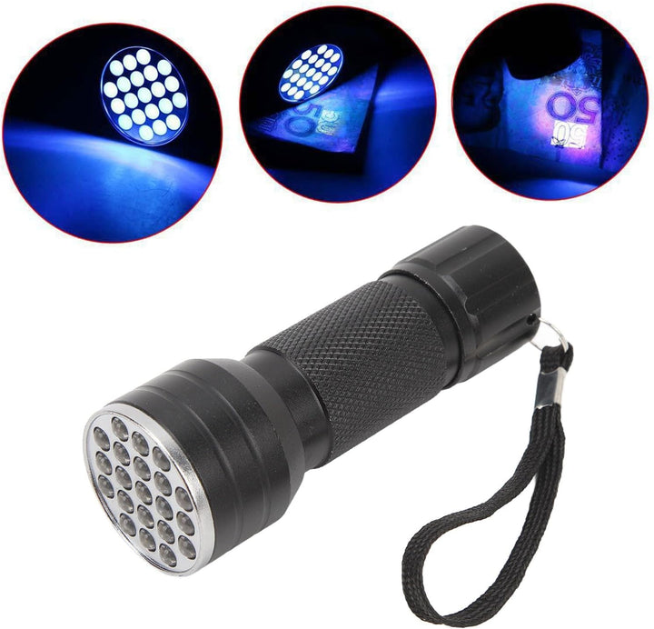 Kraftfull 21 LED fick UV-lampa