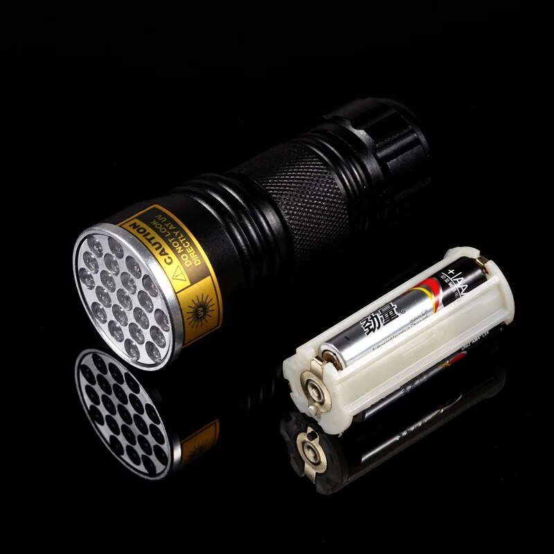 Kraftfull 21 LED fick UV-lampa