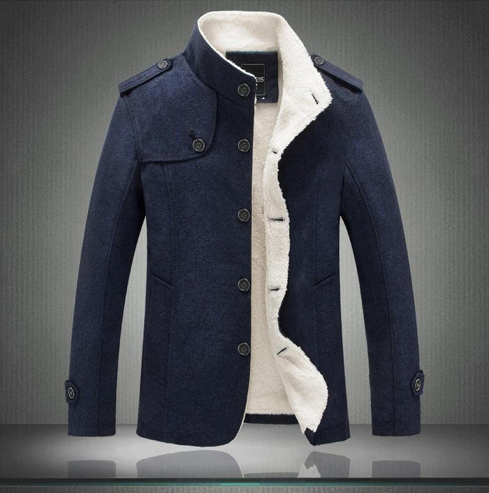 Klassisk Ull Trench Coat