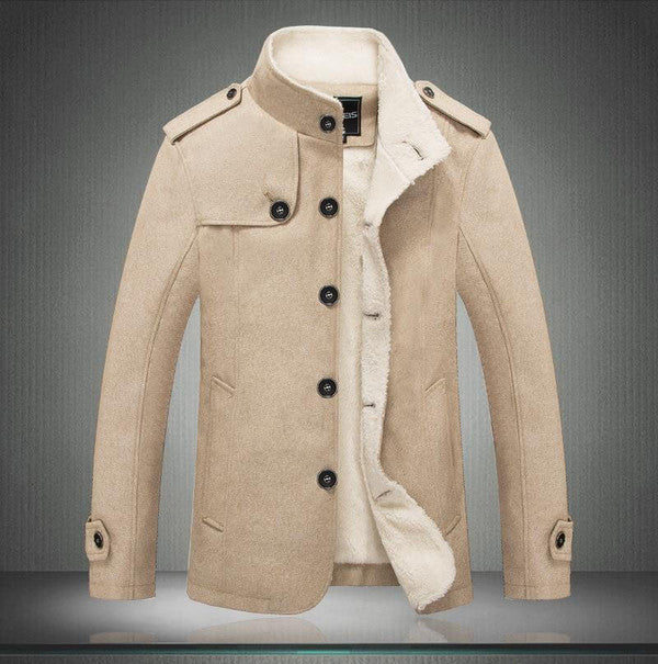 Klassisk Ull Trench Coat