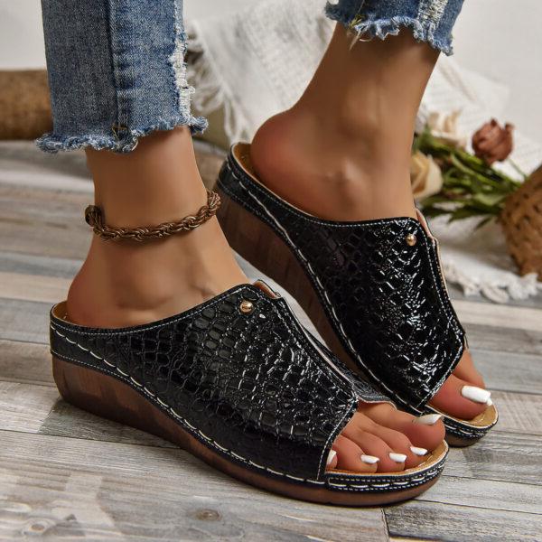 Chic Kvinnors Ortopediska Sandaler