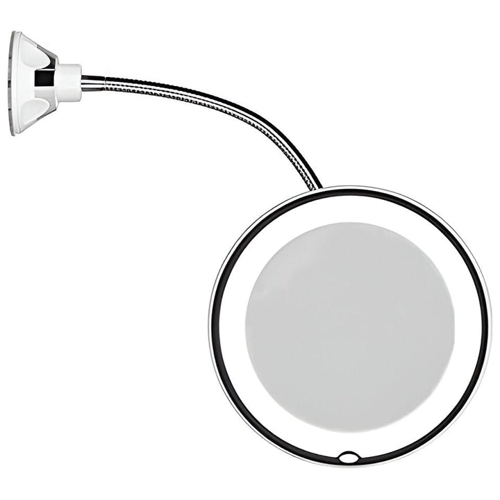 10X LED-spegel med sugkopp