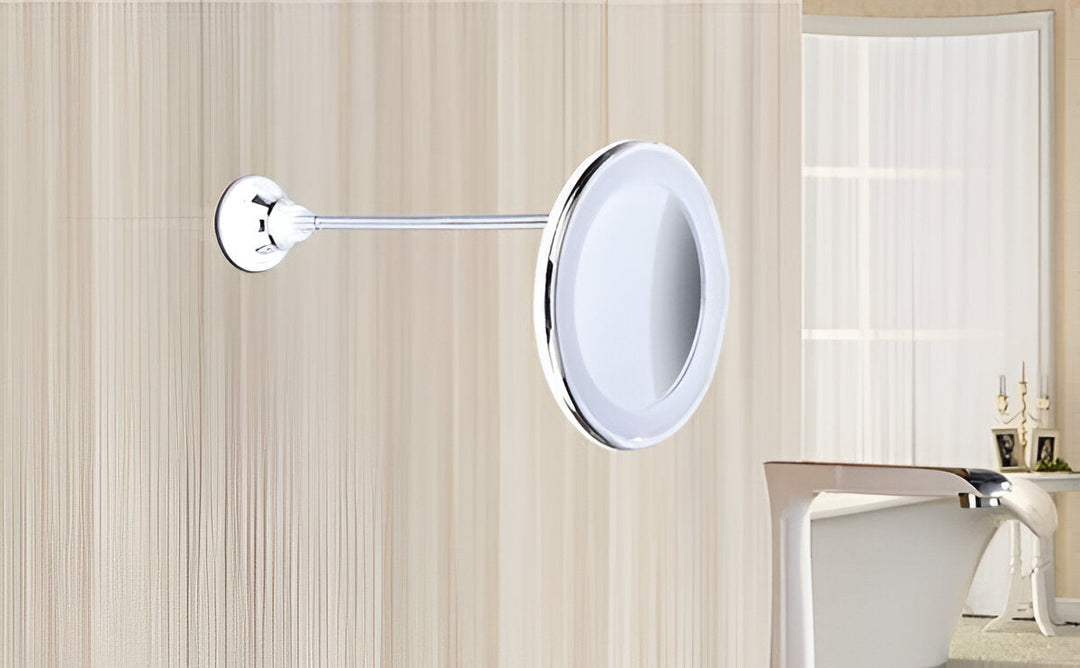 10X LED-spegel med sugkopp