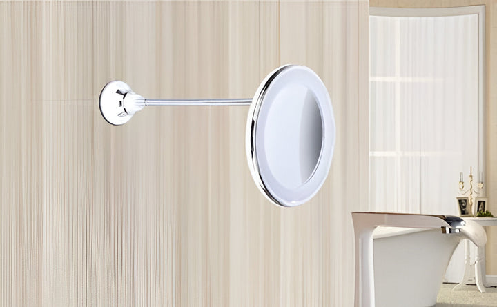 10X LED-spegel med sugkopp