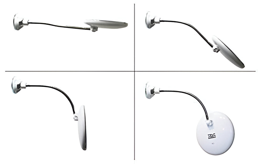 10X LED-spegel med sugkopp