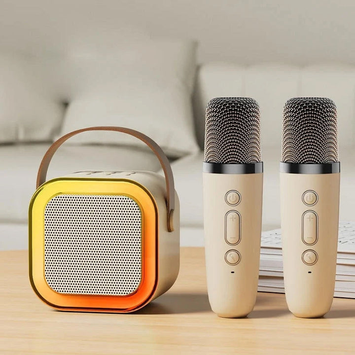 Mini Karaoke Maskin Med Trådlös Mikrofon
