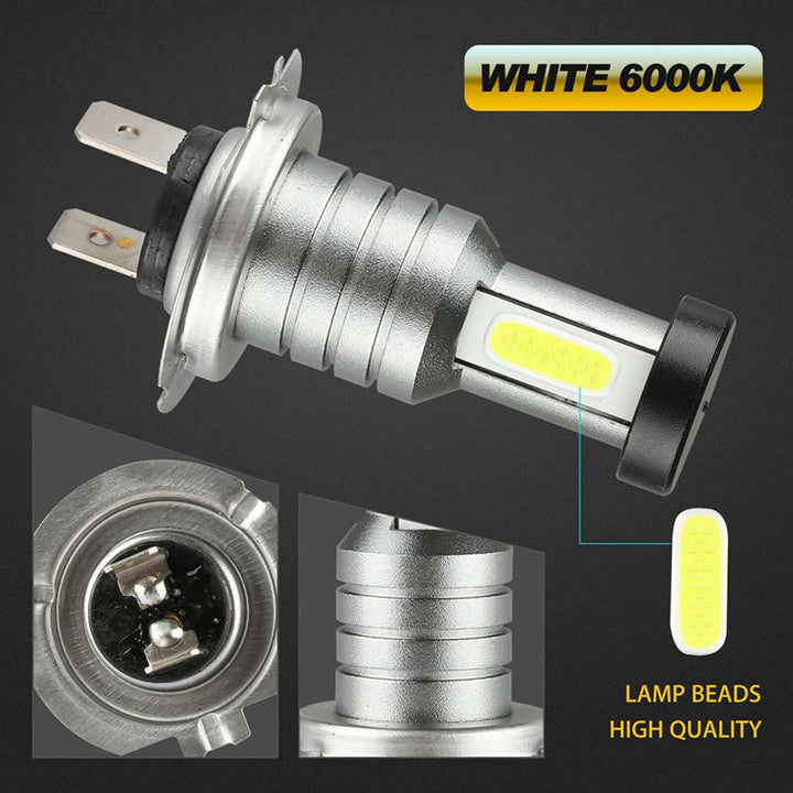 4x H7 LED Strålkastarlampa Kit