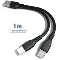 2 i 1 Laddningskabel Multi USB-port