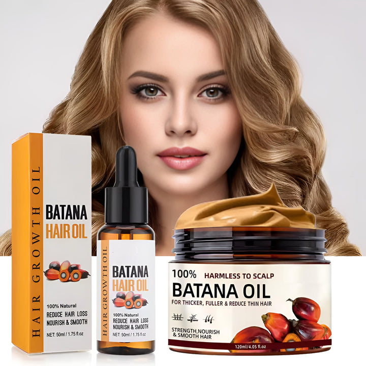 Naturligt Hårväxt Olja Serum Set