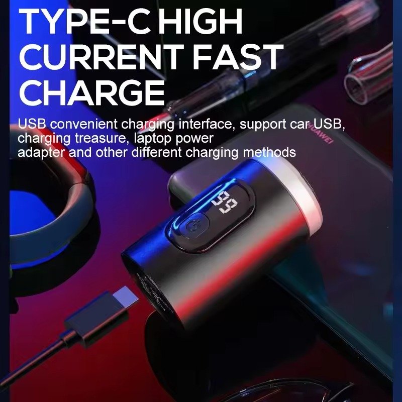 Mini Bärbar Elektrisk Rakapparat