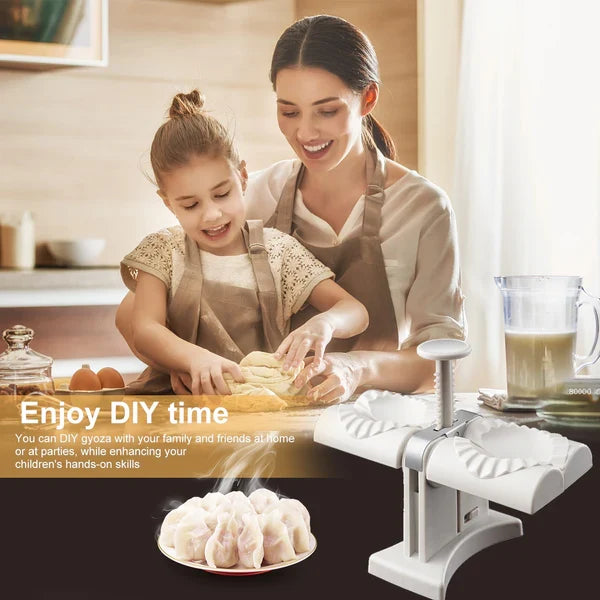 Dubbelhuvud automatisk dumplingsform
