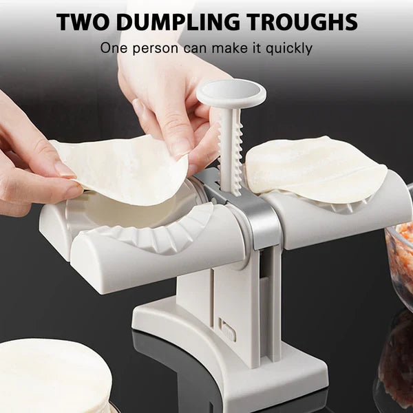 Dubbelhuvud automatisk dumplingsform