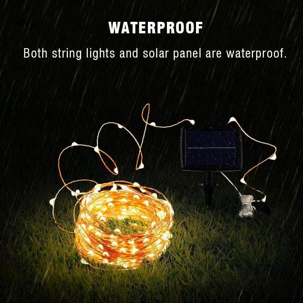 String Solarlampor Utomhus (Klar Sladd)