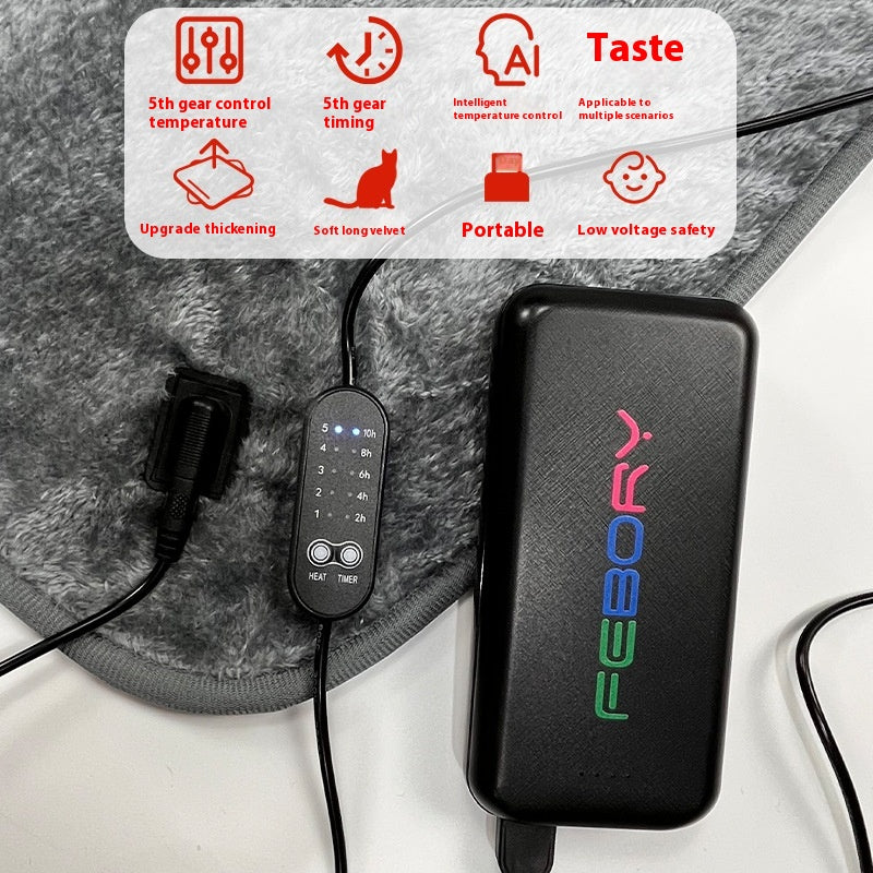 Trådlös Elektrisk Värmefilt