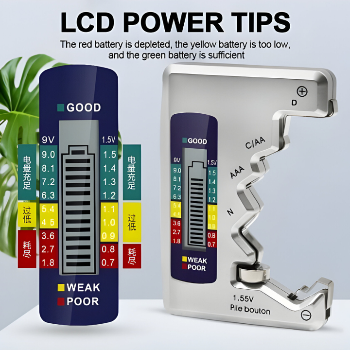 Universell Digital Batteritestare