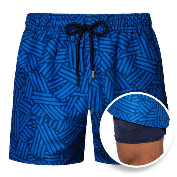 Badshorts med foder