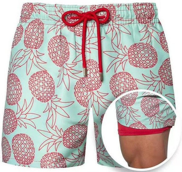 Badshorts med foder