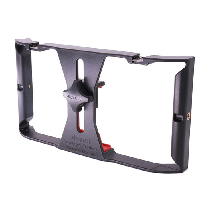 Smartphone Video Rig Stabilizer Med Ljus