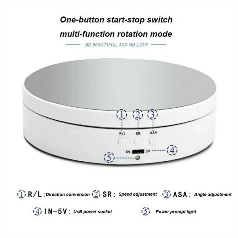360° Elektrisk Motoriserad Rotationsdisplay