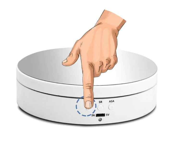 360° Elektrisk Motoriserad Rotationsdisplay