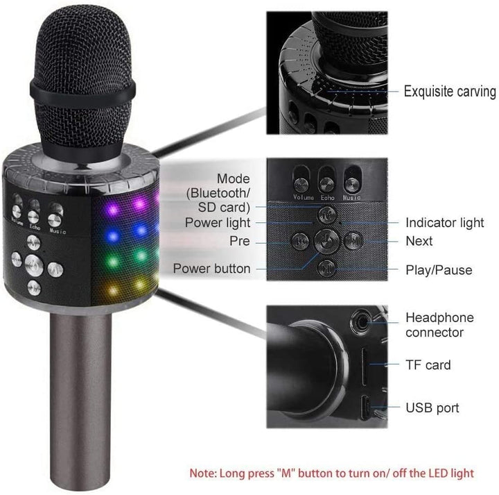 Bluetooth Karaoke Mikrofon