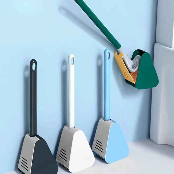 Hygienisk Silikon Toalettborste Med Väggmontering